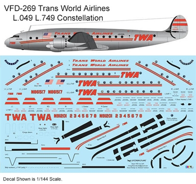 1:72 Trans World Airlines L.049 / L.749 Constellation (2nd cs)