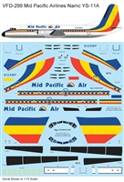 1:72 Mid Pacific Airlines Namc YS-11A