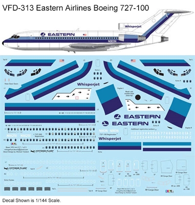1:72 Eastern Airlines Boeing 727-100