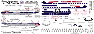 1:115 Braniff International (delivery cs) L.188 Electra
