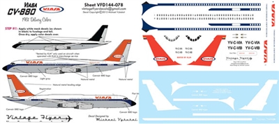 1:126 Viasa Convair 880