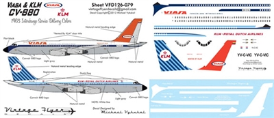 1:126 Viasa / KLM Convair 880