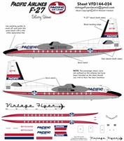 1:144 Pacific Airlines (1959 cs) Fokker F.27
