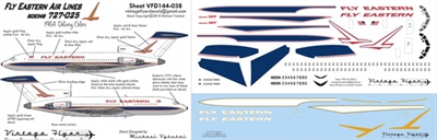 1:144 Eastern Airlines Boeing 727-100
