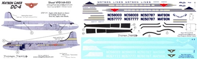 1:144 Matson Airlines Douglas DC-4