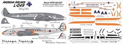 1:144 American Airlines Lockheed 049 Constellation