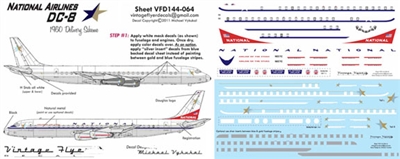 1:144 National Airlines (1960 delivery cs) Douglas DC-8