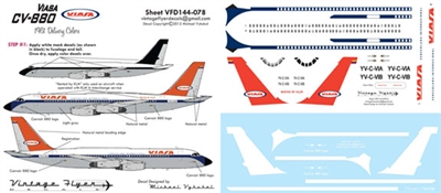 1:144 Viasa Convair 880