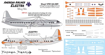 1:144 American Airlines L.188 Electra