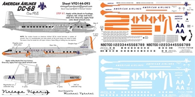 1:144 American Airlines Douglas DC-6B