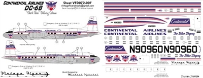 1:72 Continental Airlines Douglas DC-6B
