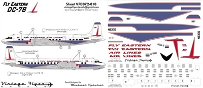1:72 Eastern Airlines (1961 cs) Douglas DC-7B