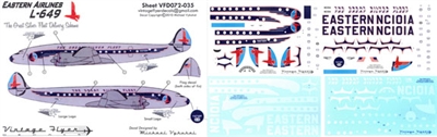 1:72 Eastern Airlines (early cs) L.649 Constellation