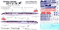 1:72 National Airlines (1958 cs) Douglas DC-7