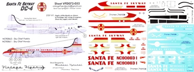 1:72 Santa Fe Skyway Douglas DC-4