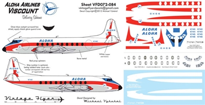 1:72 Aloha (delivery cs) V. Viscount 700