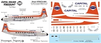 1:72 Capital Airlines (final cs) V. Viscount 700