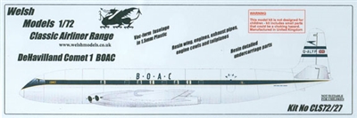 1:72 Dh.106 Comet 1/1A, BOAC