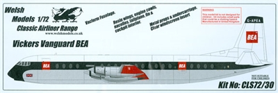 1:72 Vickers 951 Vanguard, British European Airlines