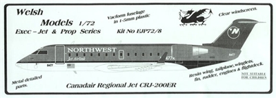1:72 Canadair CRJ-200, Northwest Jet Airlink