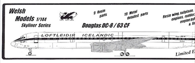 1:144 Douglas DC-8-63CF, Loftleider Icelandic *Sold Out*