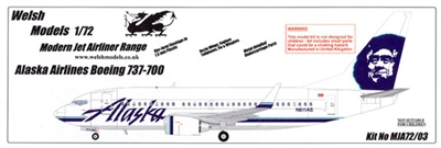 1:72 Boeing 737-700(W), Alaska Airlines