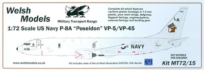 1:72 Boeing P-8A Poseidon, U.S. Navy