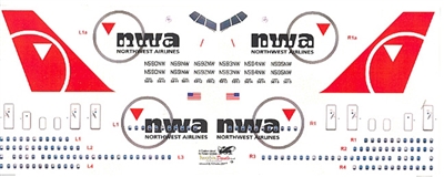 1:144 NWA Northwest Airlines Boeing 757-300
