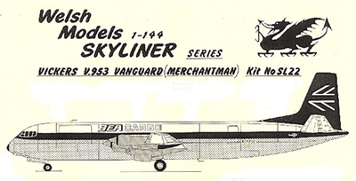 1:144 Vickers Vanguard, BEA Cargo