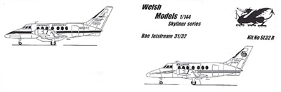 1:144 Bae 3100 Jetstream 31, Piedmont, Skywest (Asutralia(
