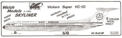 1:144 BAC Super VC-10, East African Airways *Sold Out*