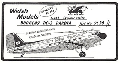 1:144 Douglas DC-3, Indian Airlines *Sold Out*