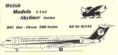 1:144 BAC 1-11-500, Dan Air London *Sold Out*