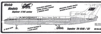 1:144 Tupolev 154A/B2, Aeroflot