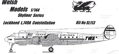 1:144 L.749 Constellation, TWA *Sold Out*