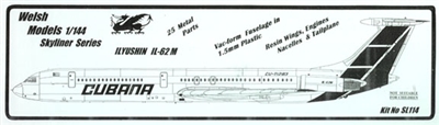 1:144 Ilyushin 62M, Cubana