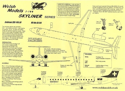 1:144 Embraer 145, Swiss
