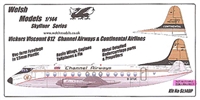 1:144 Vickers Viscount 812, Continental, Channel Airways