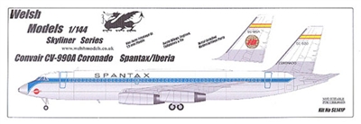 1:144 Convair 990A, Spantax, Iberia