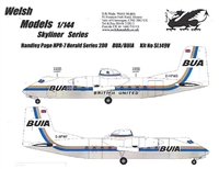 1:144 HPR-7 Herald, British United Island Airways