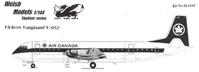 1:144 Vickers 952 Vanguard, Air Canada
