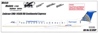 1:144 Embraer 145XR, Continental Express