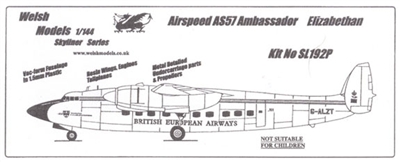 1:144 AS.57 Ambassador, BEA 'Elizabethan'