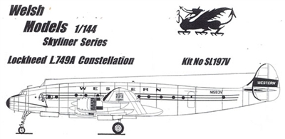 1:144 L.749A Constellation, Western Airlines