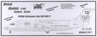 1:144 Bae 146-300QT, TNT