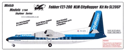 1:144 Fokker F.27-200, NLM Cityhopper