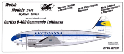 1:144 Curtiss C.46D, Lufthansa