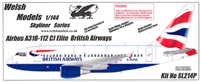 1:144 Airbus A.318CJ, British Airways