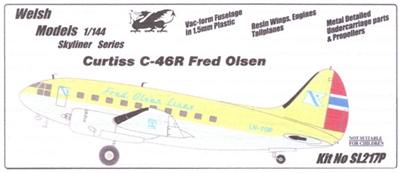 1:144 Curtiss C.46R, Fred Olsen Line