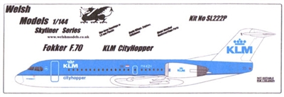 1:144 Fokker 70, KLM
